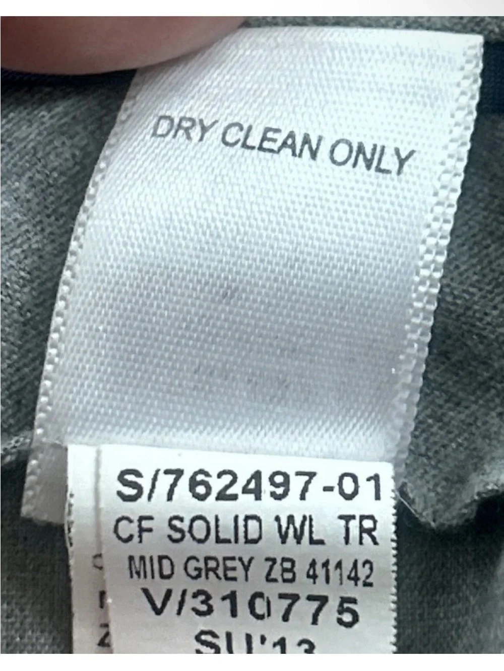 Banana Republic Classic Fit Men’s Wool Dress Pants 36x32 Dark Gray